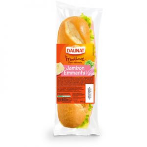 Baguette Le Moelleux Jambon Emmental 145G