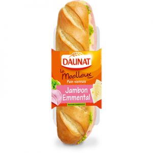 Baguette Le Moelleux Jambon Emmental 230G