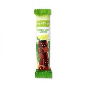 Barre Chocolat au Lait Citron Vert et Musli
