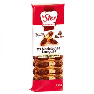 Madeleines longues au Chocolat Le Ster