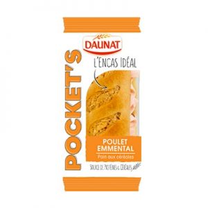 Pocket Poulet Emmental Daunat