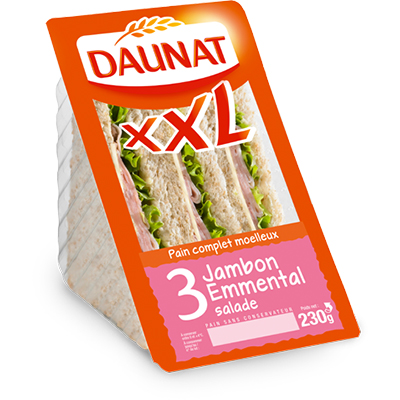 Triangle XXL Jambon Emmental Salade