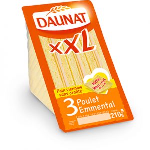 Triangle XXL Poulet Emmental Sans Croûte