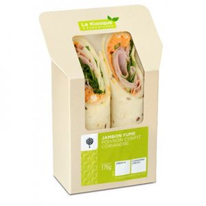 Wrap Jambon Fumé Poivron Confit Coriande