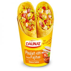 Wrap Poulet Rôti Sauce Fajitas