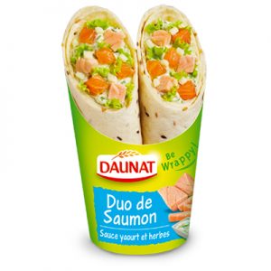 Wrap Saumon Sauce Yaourt Herbes